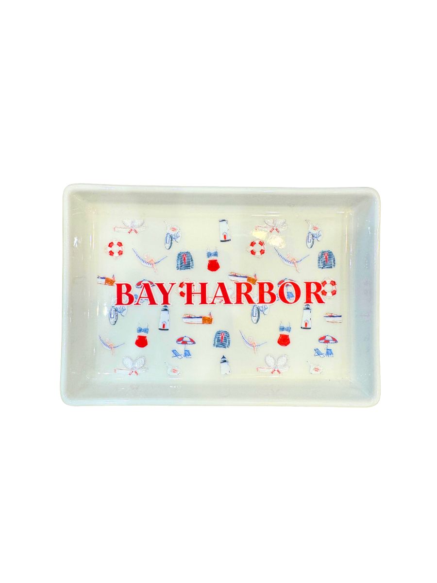 Ceramic Tray - Bay Harbor