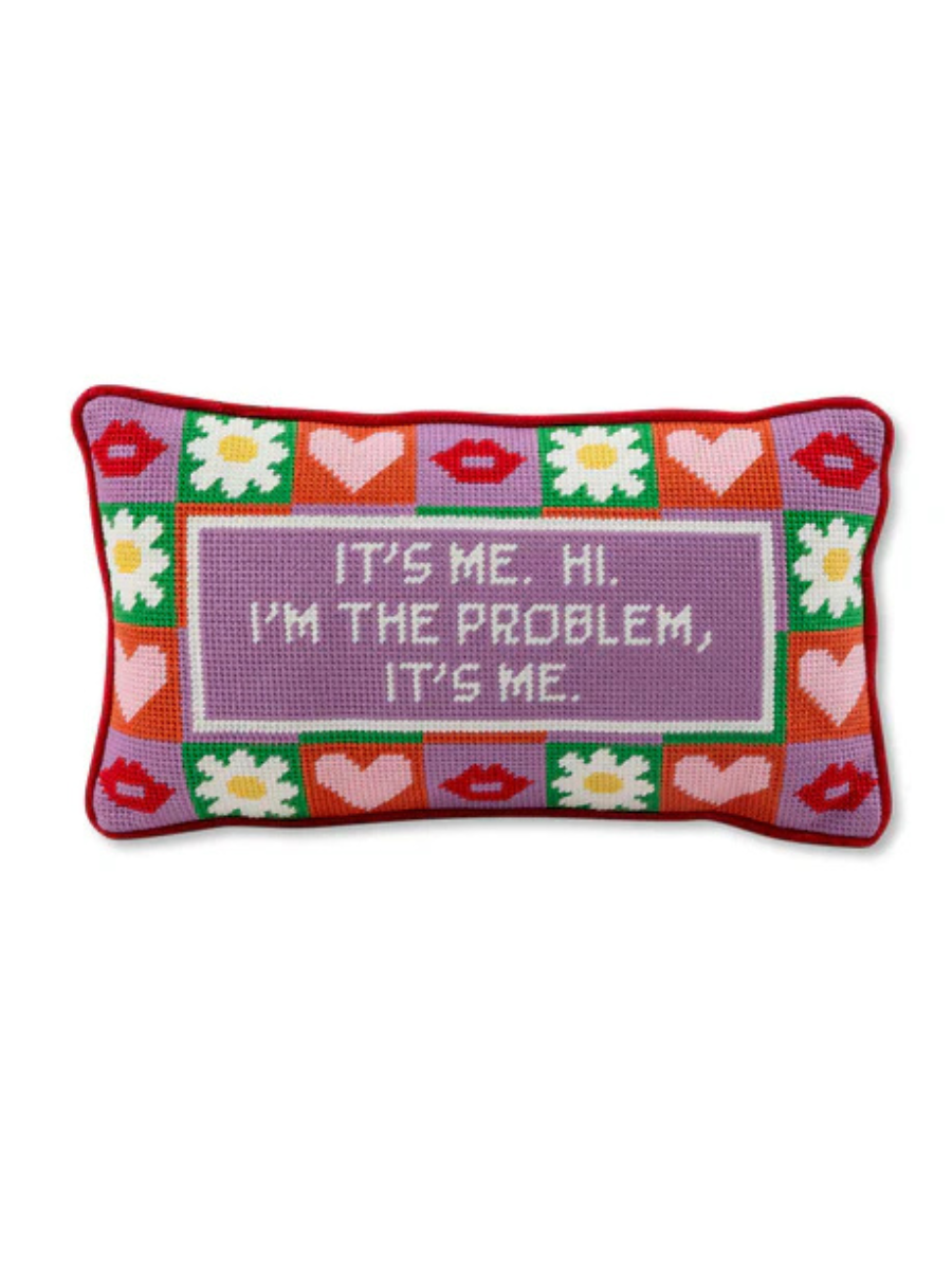 It's Me Needlepoint Pillow