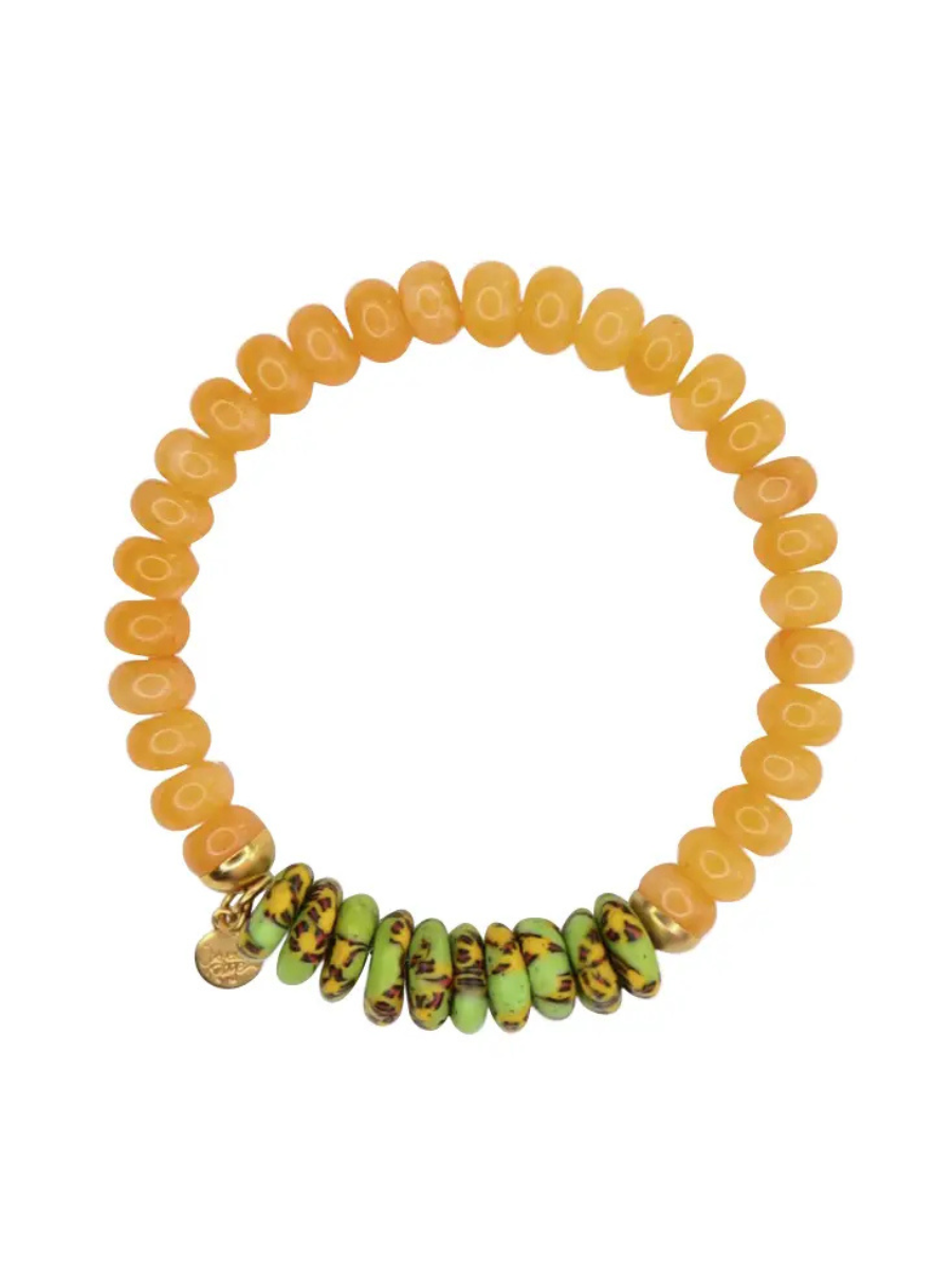 Julep Stretch Bracelet in Yellow Mango