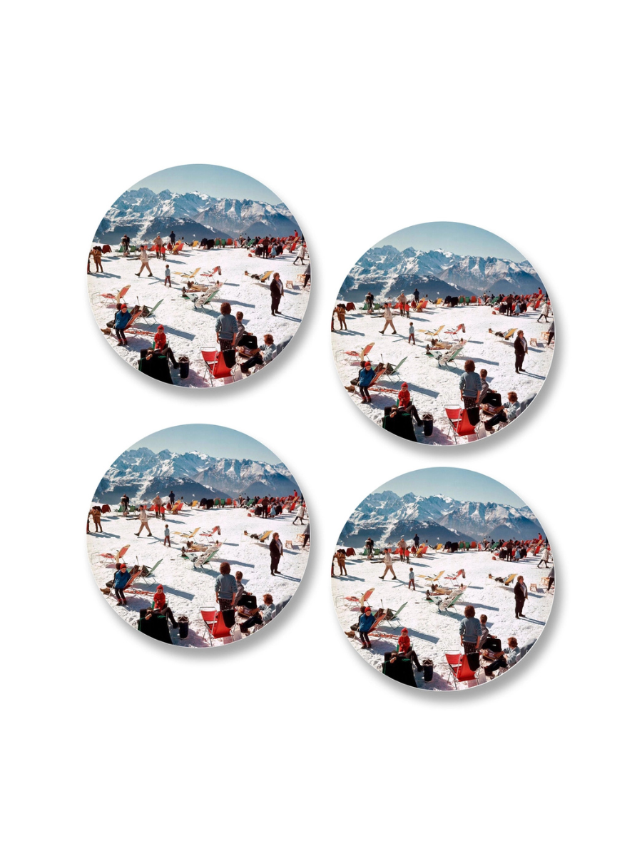 Ceramic Coasters - Ski Vacay