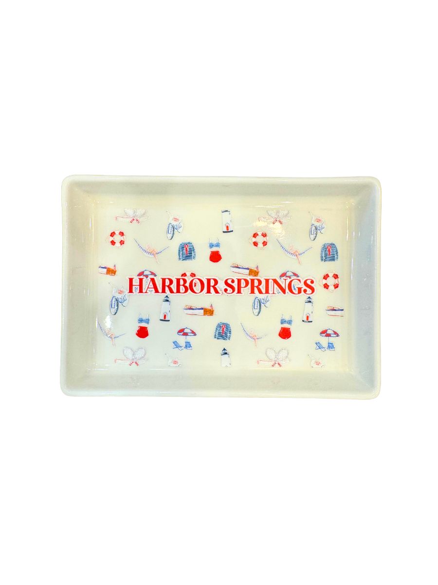 Ceramic Tray - Harbor Springs
