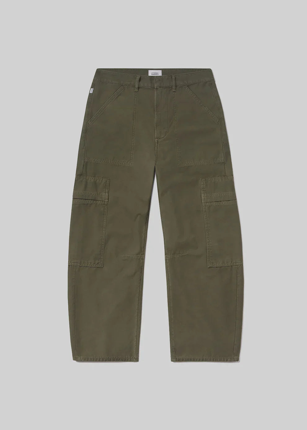 Marcelle Low Slung Cargo Sateen in Dogwood