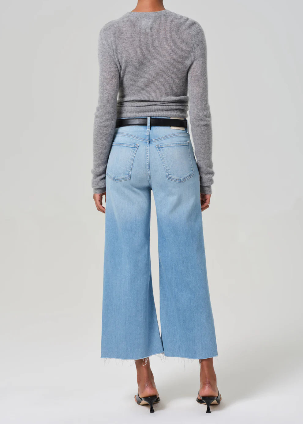Lyra Wide Leg Crop in Belmont