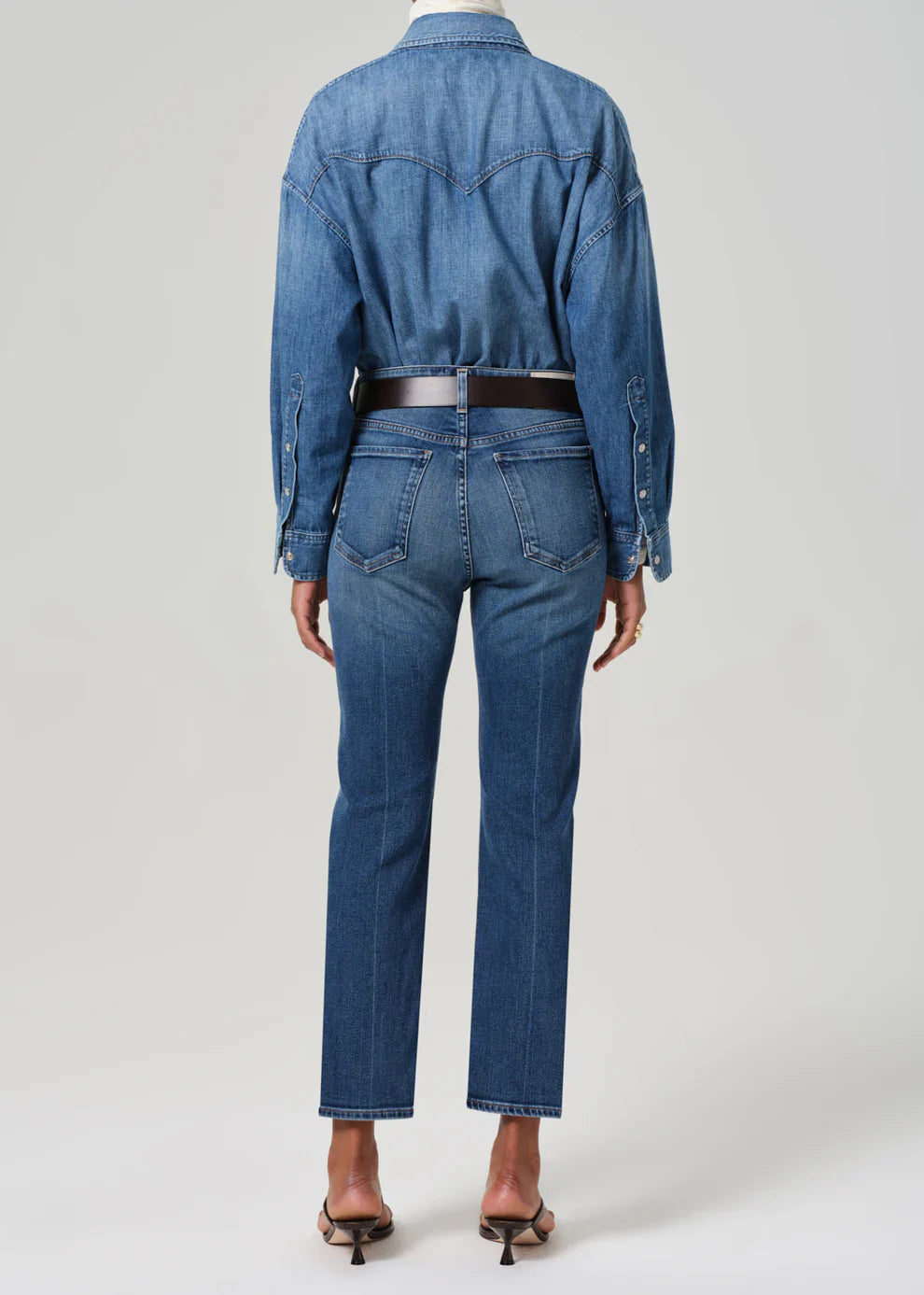 Zurie Ankle Jeans in Abalone