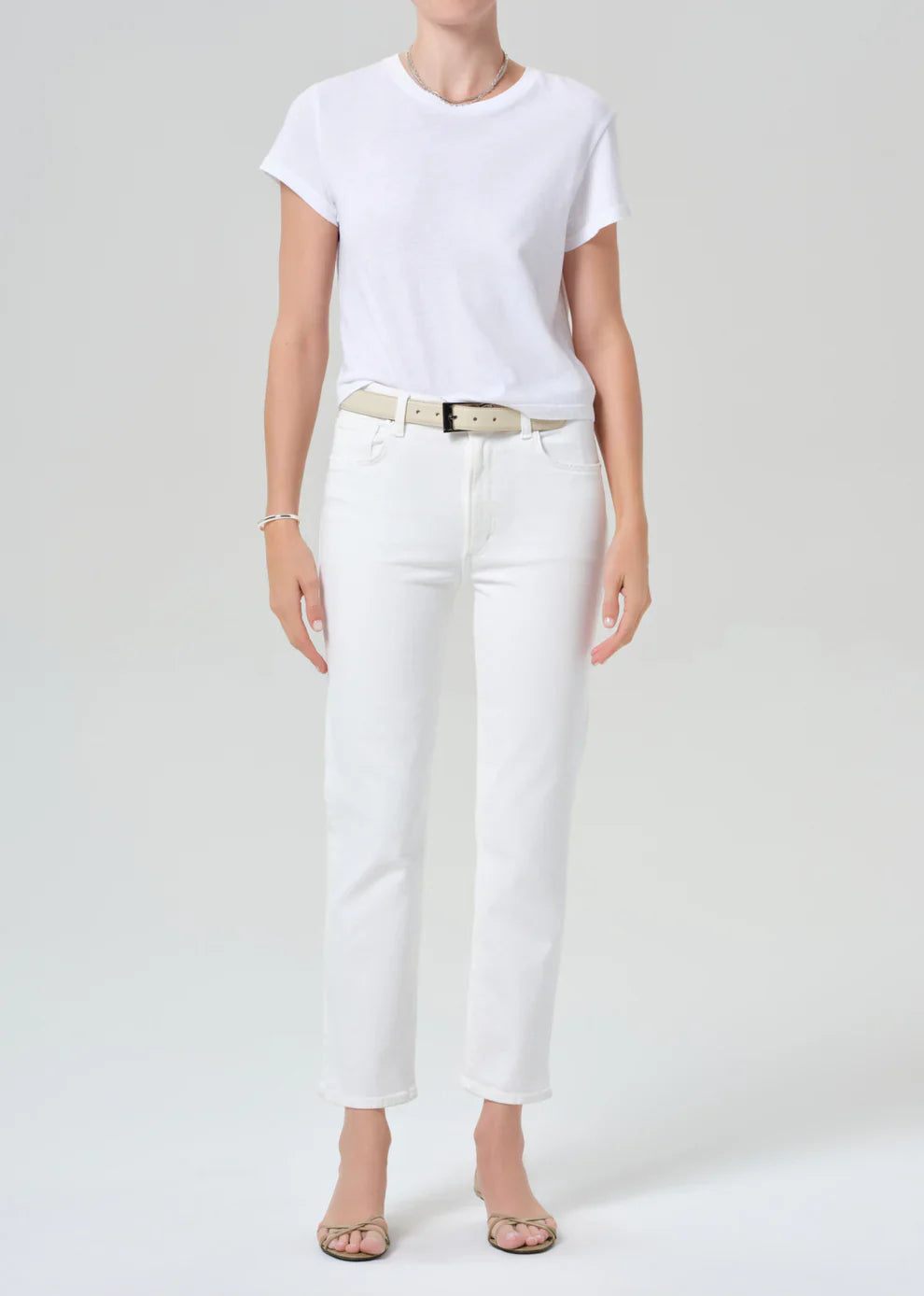 Caia Straight in Soft White