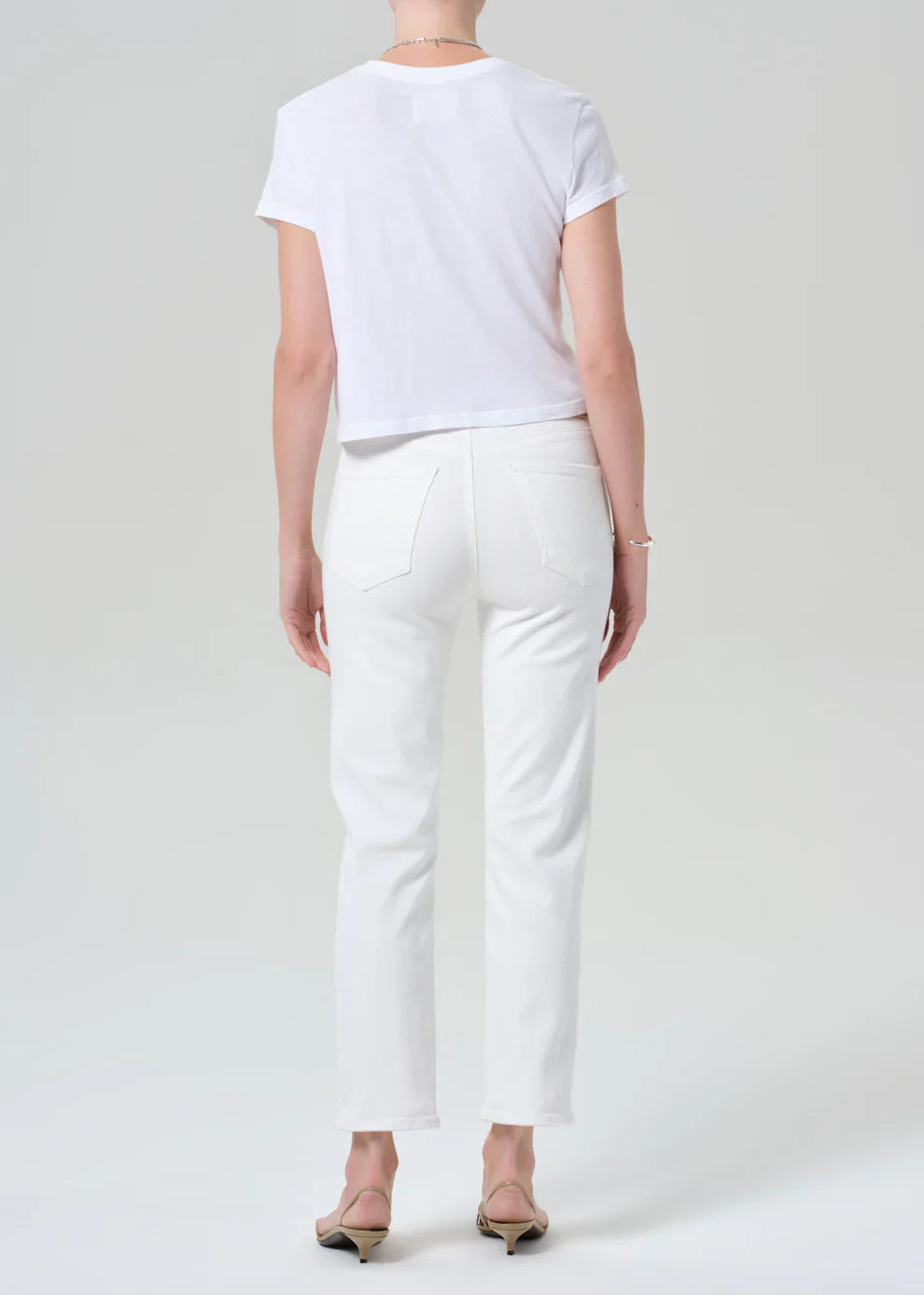 Caia Straight in Soft White