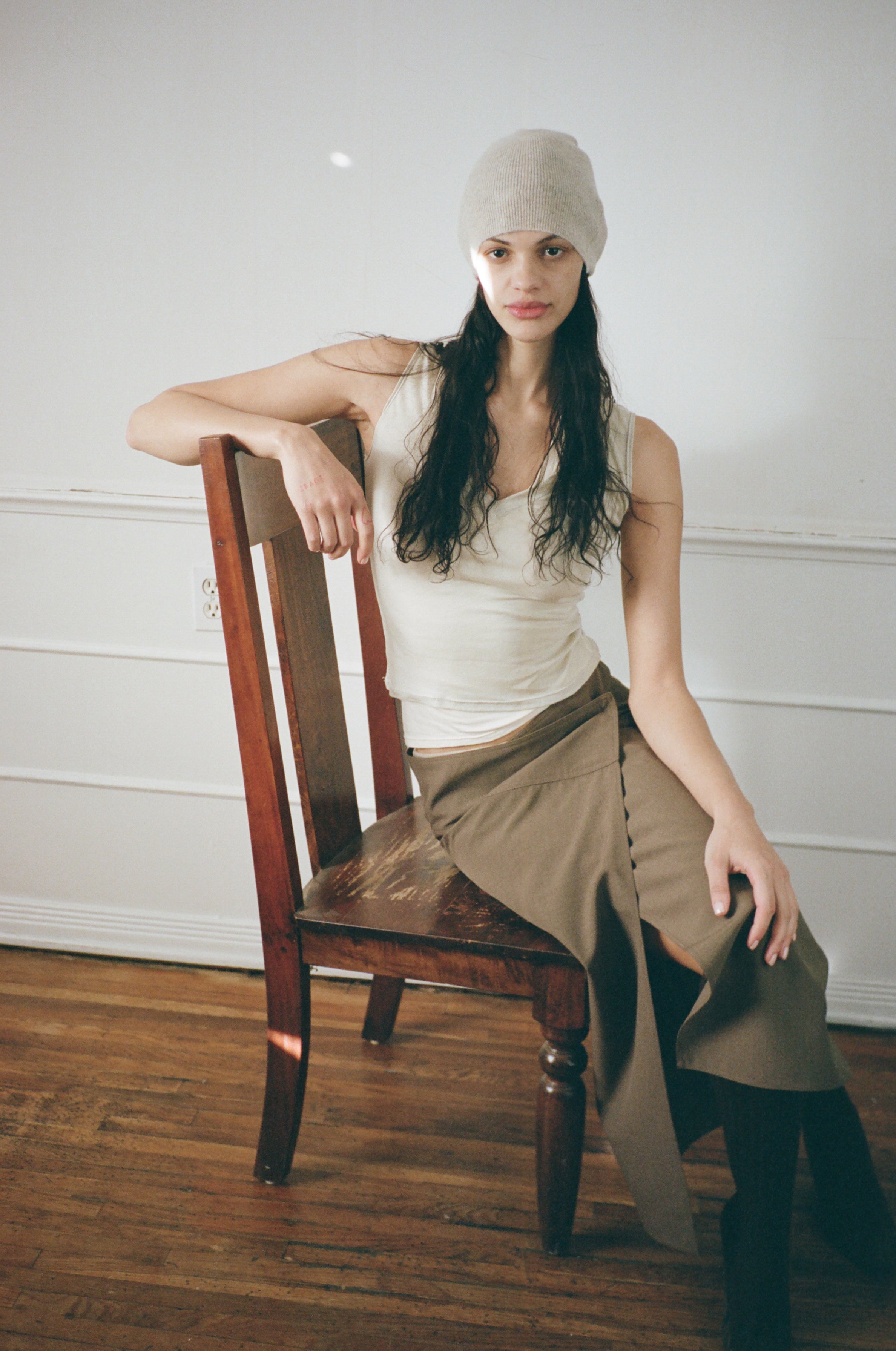 Scene Skirt - Brown