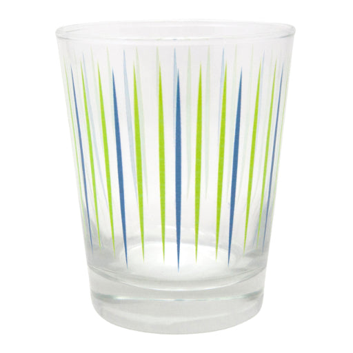 Pick Me Blue & Green Old Fashioned Glass