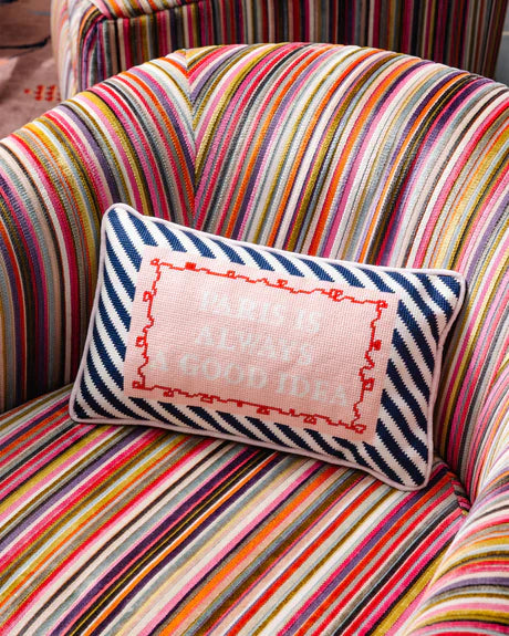 Paris Needlepoint Pillow