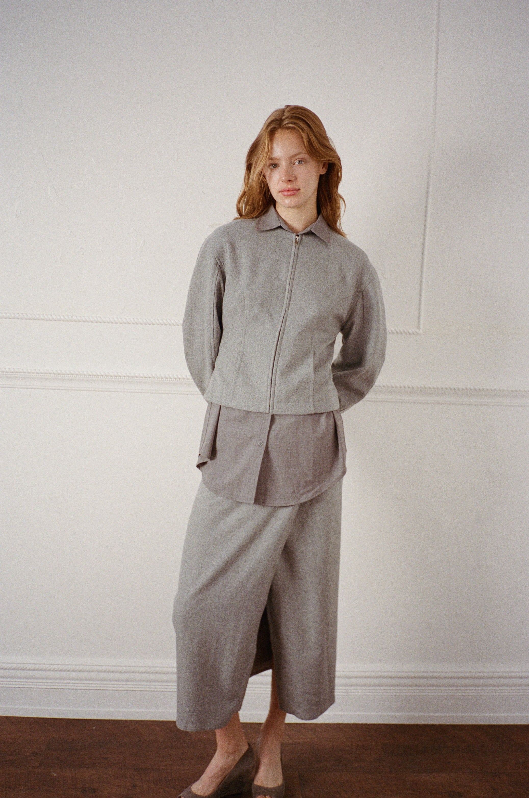 Scene Skirt - Grey