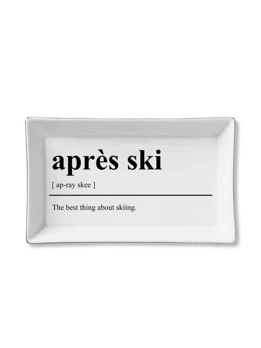 Ceramic Tray - Apres Ski Definition