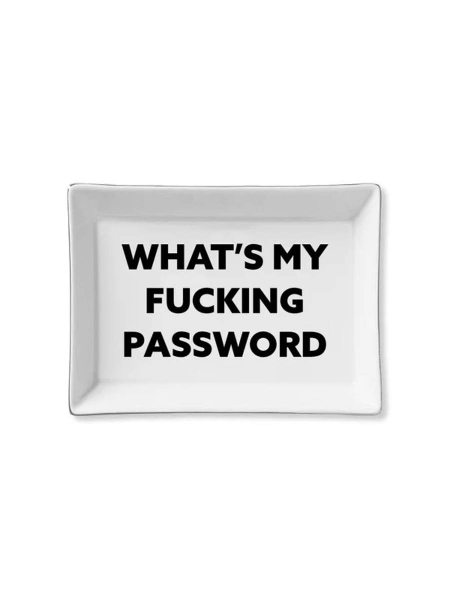 Ceramic Tray - Whats My Password