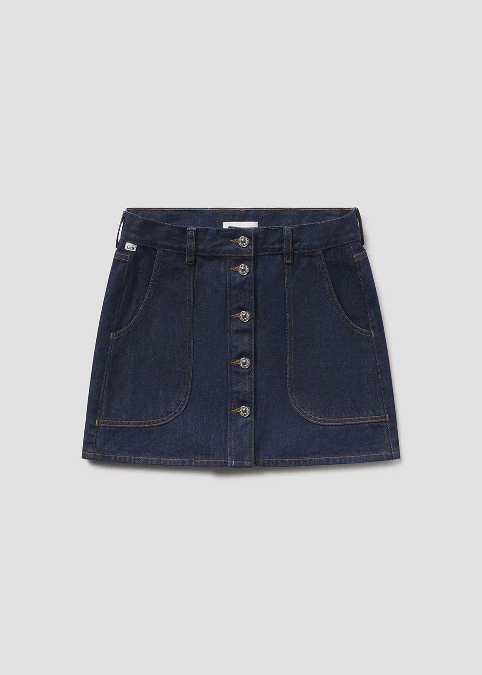 Curved Pocket Mini Skirt in Amherst