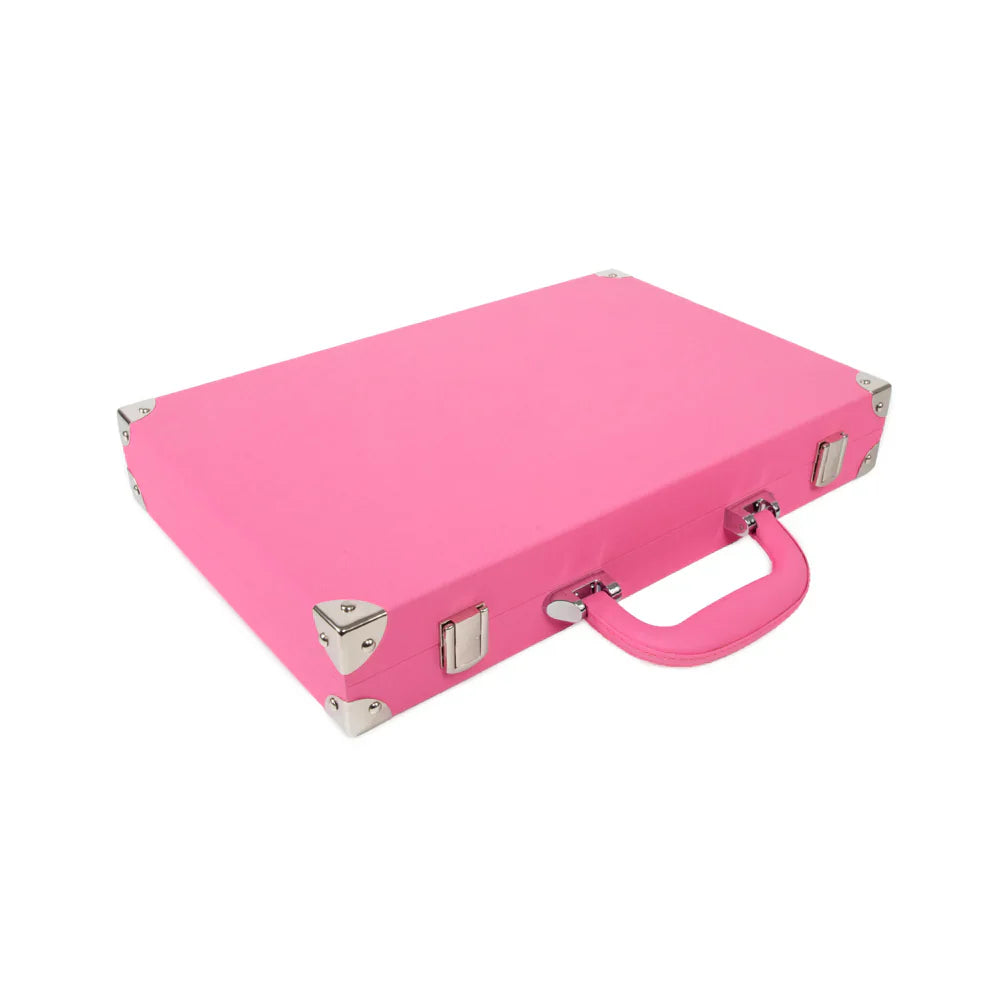 Ellen Backgammon Set in Pink
