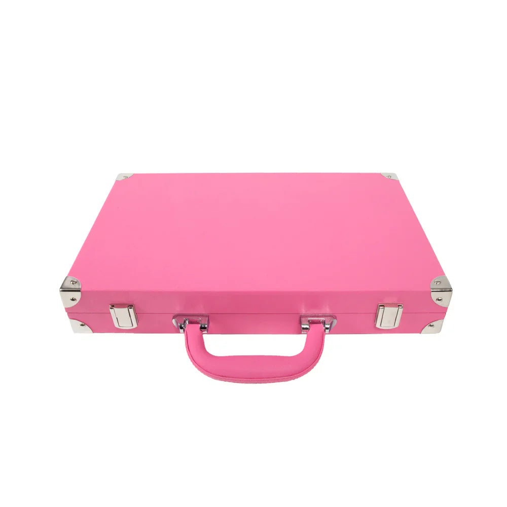 Ellen Backgammon Set in Pink