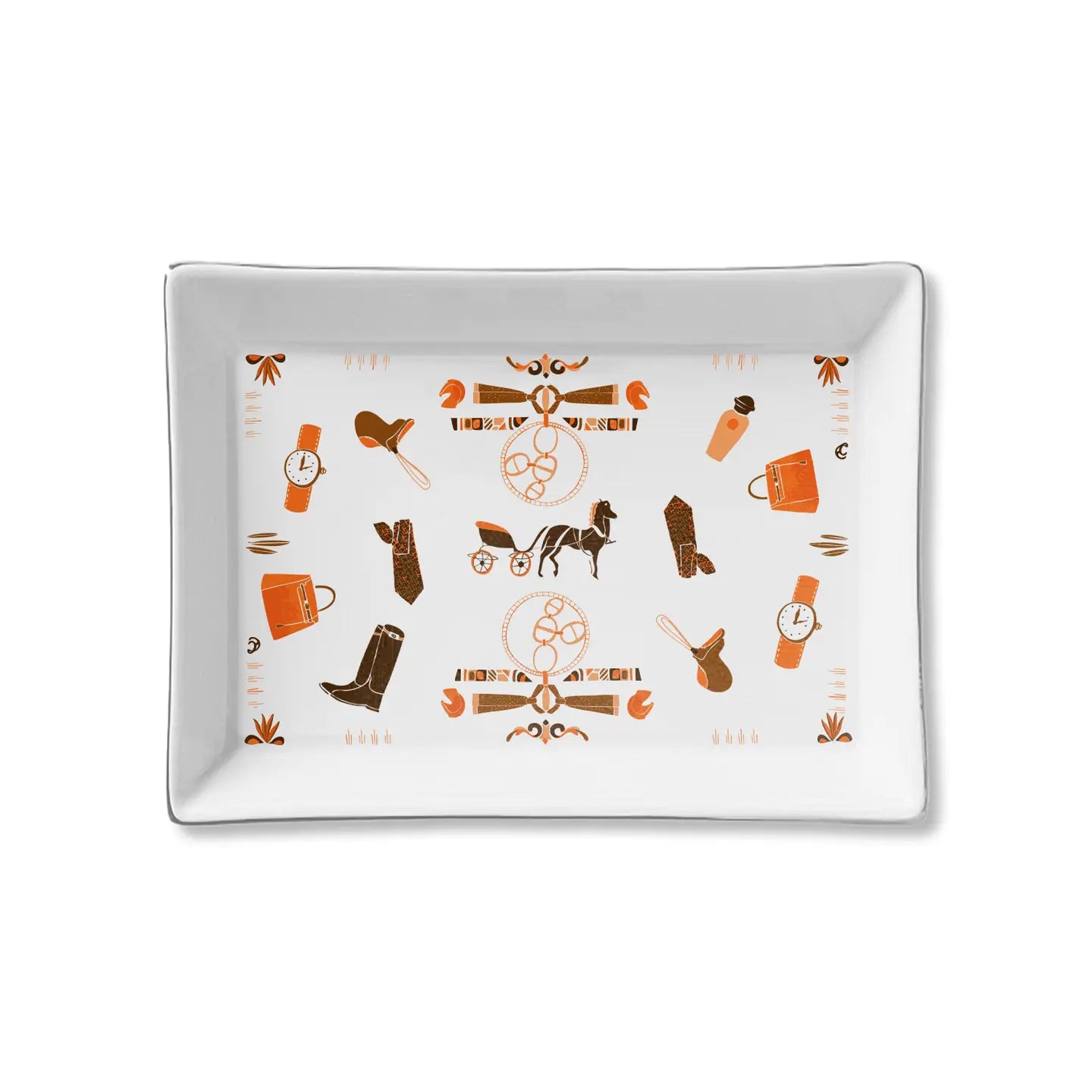 Ceramic Tray - Equestrian