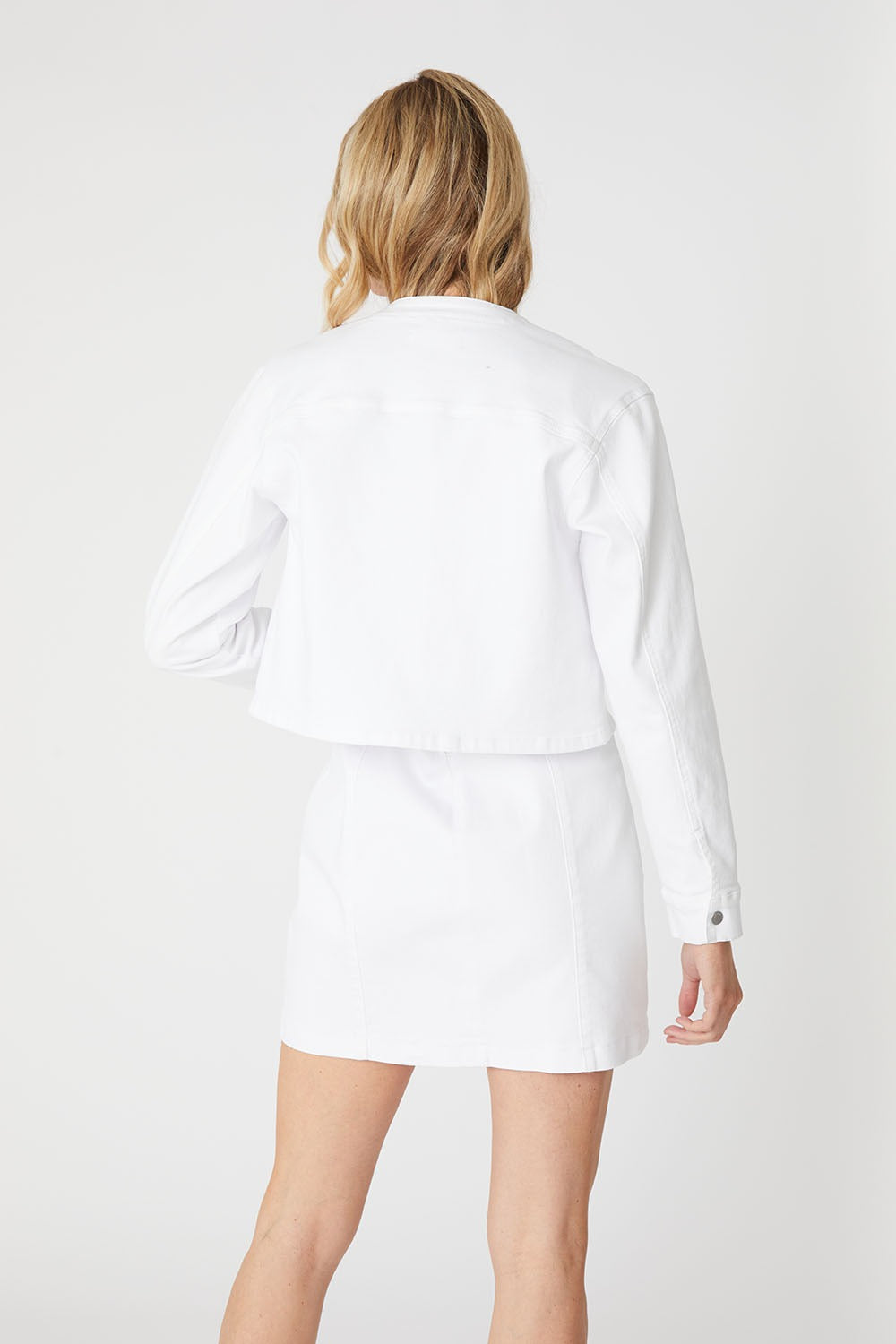 Remi Crop Shirt in Stillwater