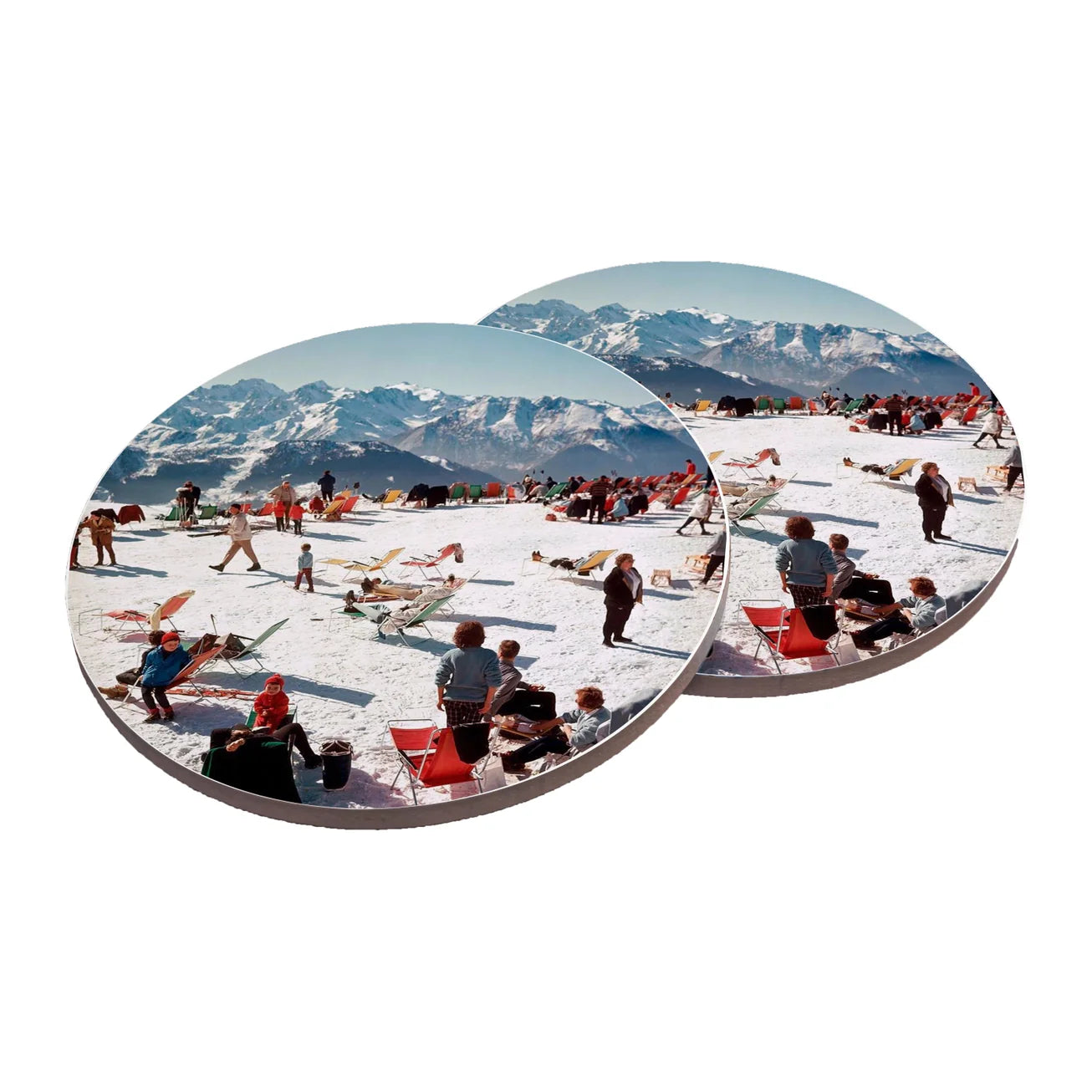 Ceramic Coasters - Ski Vacay