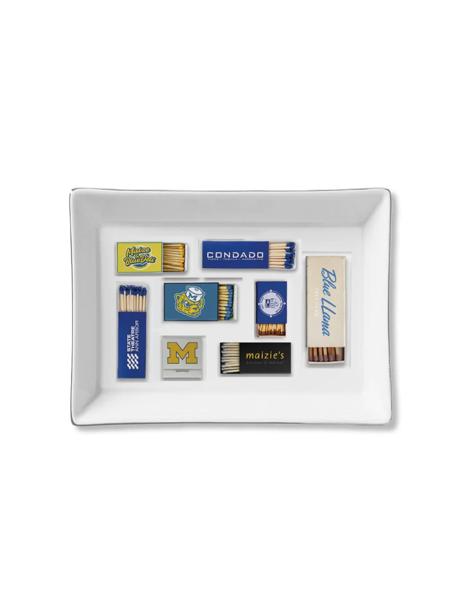 Ceramic Tray - Michigan Matches