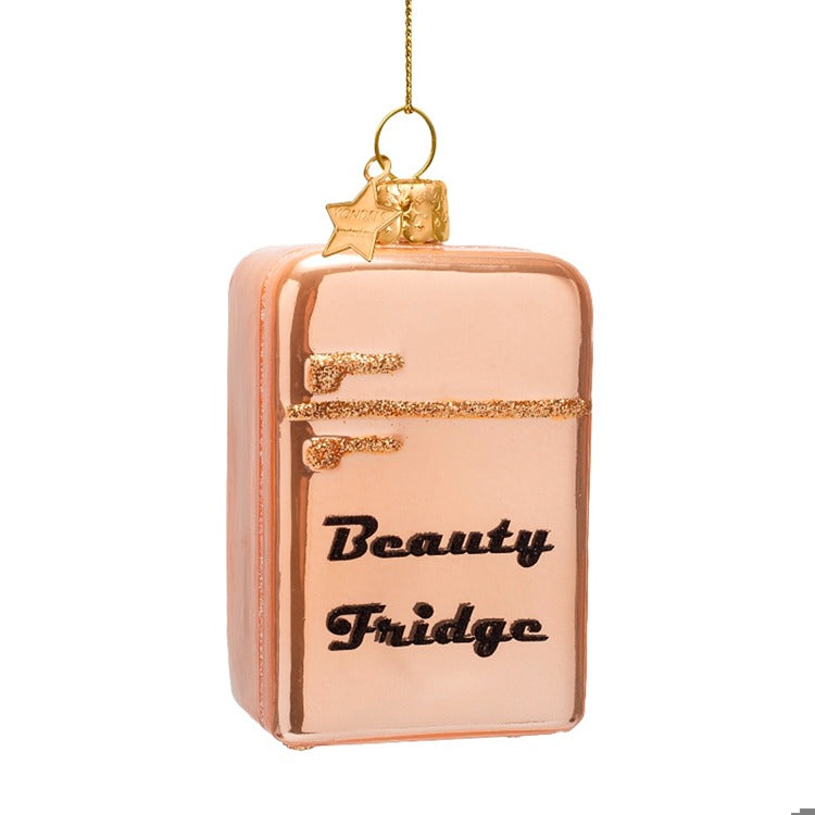 Glass Powder Pink Beauty Fridge Ornament