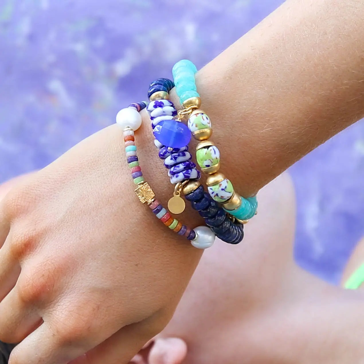 Julep Stretch Bracelet in Yellow Mango
