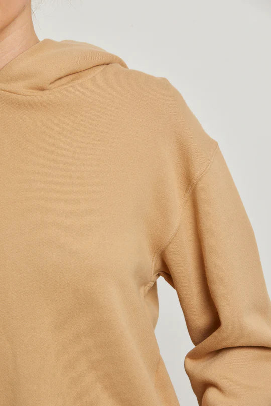Heart Hoodie in Suede