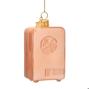 Glass Powder Pink Beauty Fridge Ornament