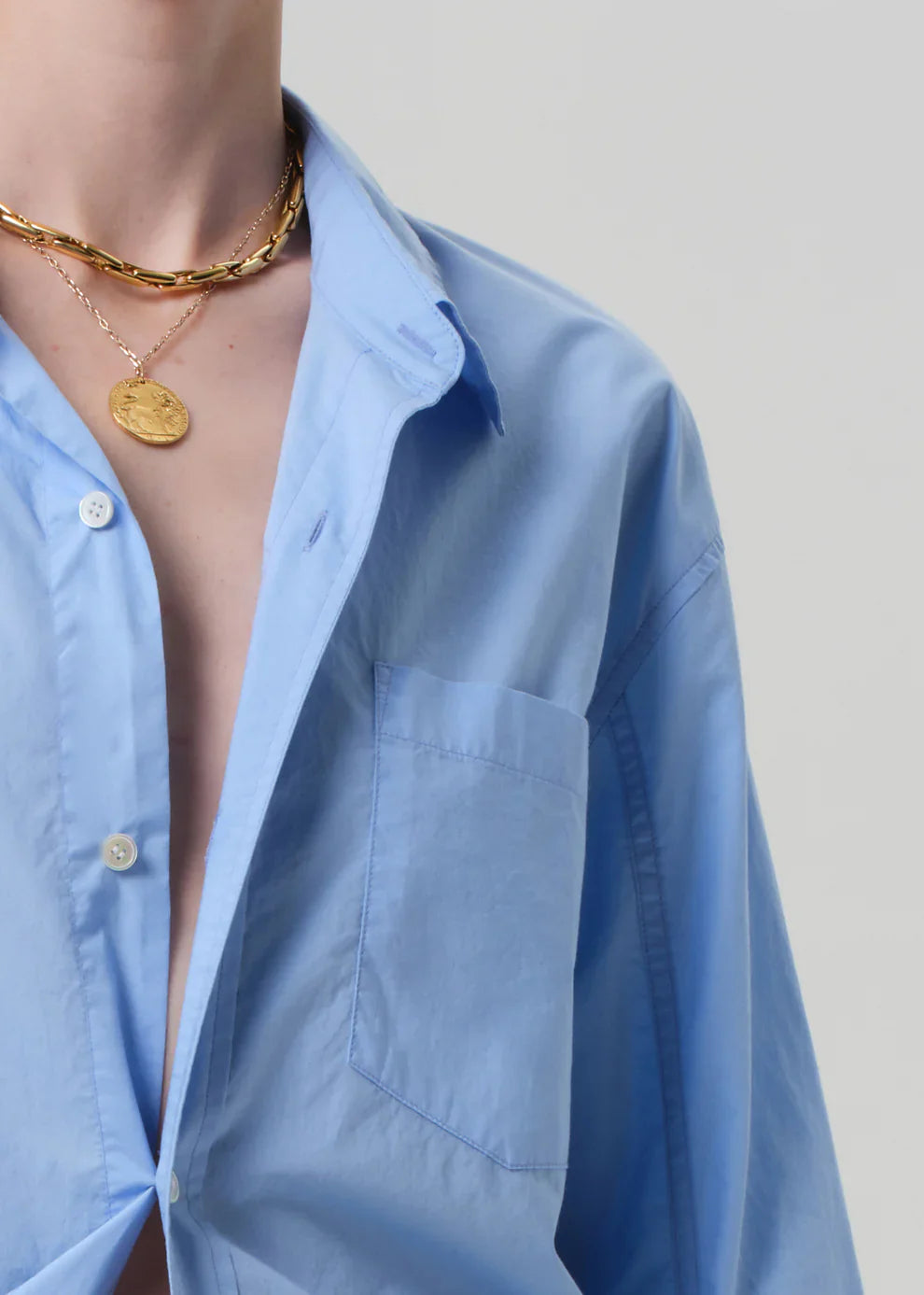 Kayla Shirt in Banker Blue
