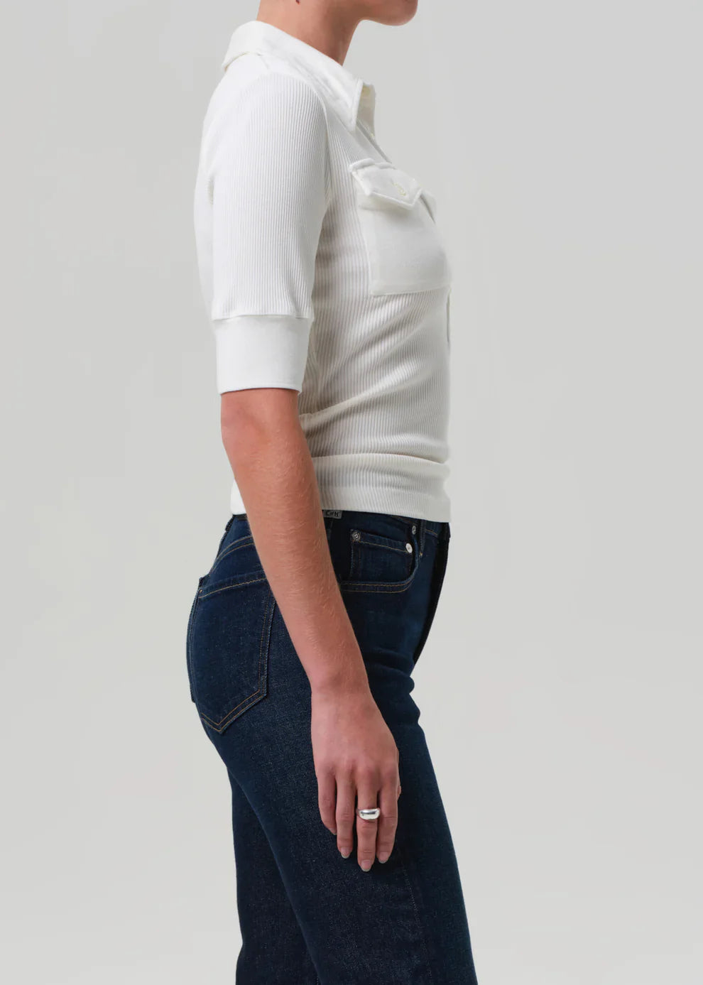 Amina Polo Shirt in Pashmina
