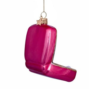 Glass Orange Pink Eyeshadow Palette Ornament
