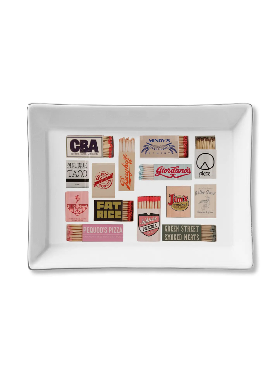 Ceramic Tray - Chicago Matches