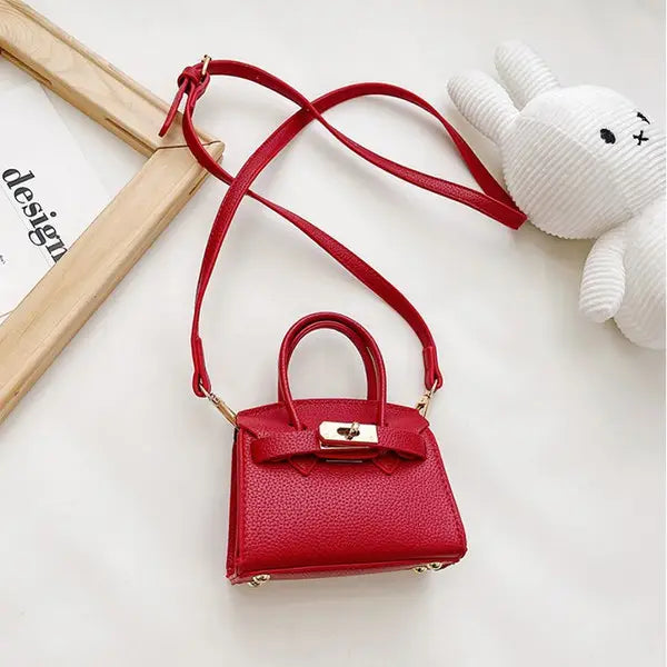 Mini Handbag Coin Purse in Red