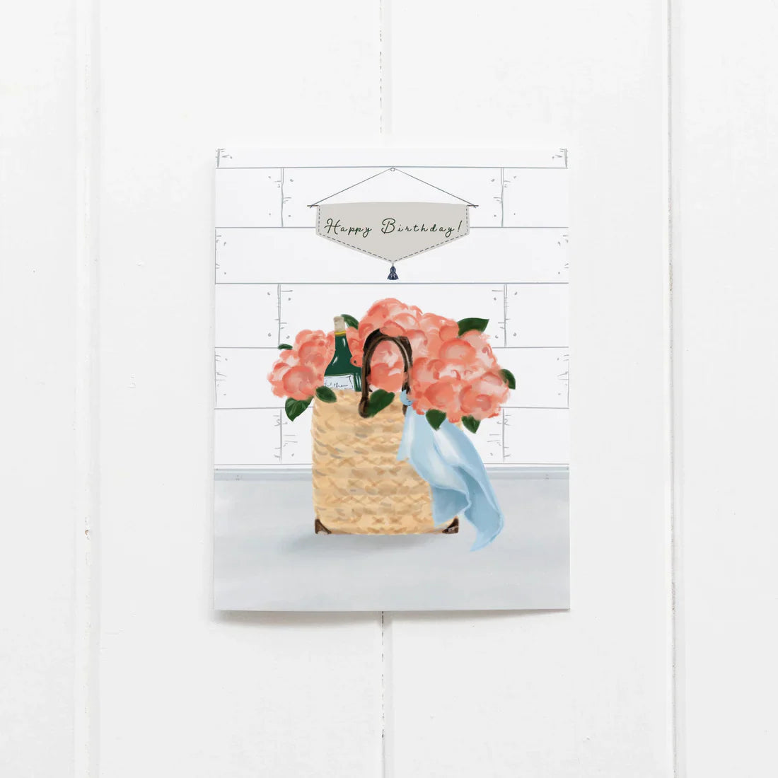 HBD Peonies Greeting Card