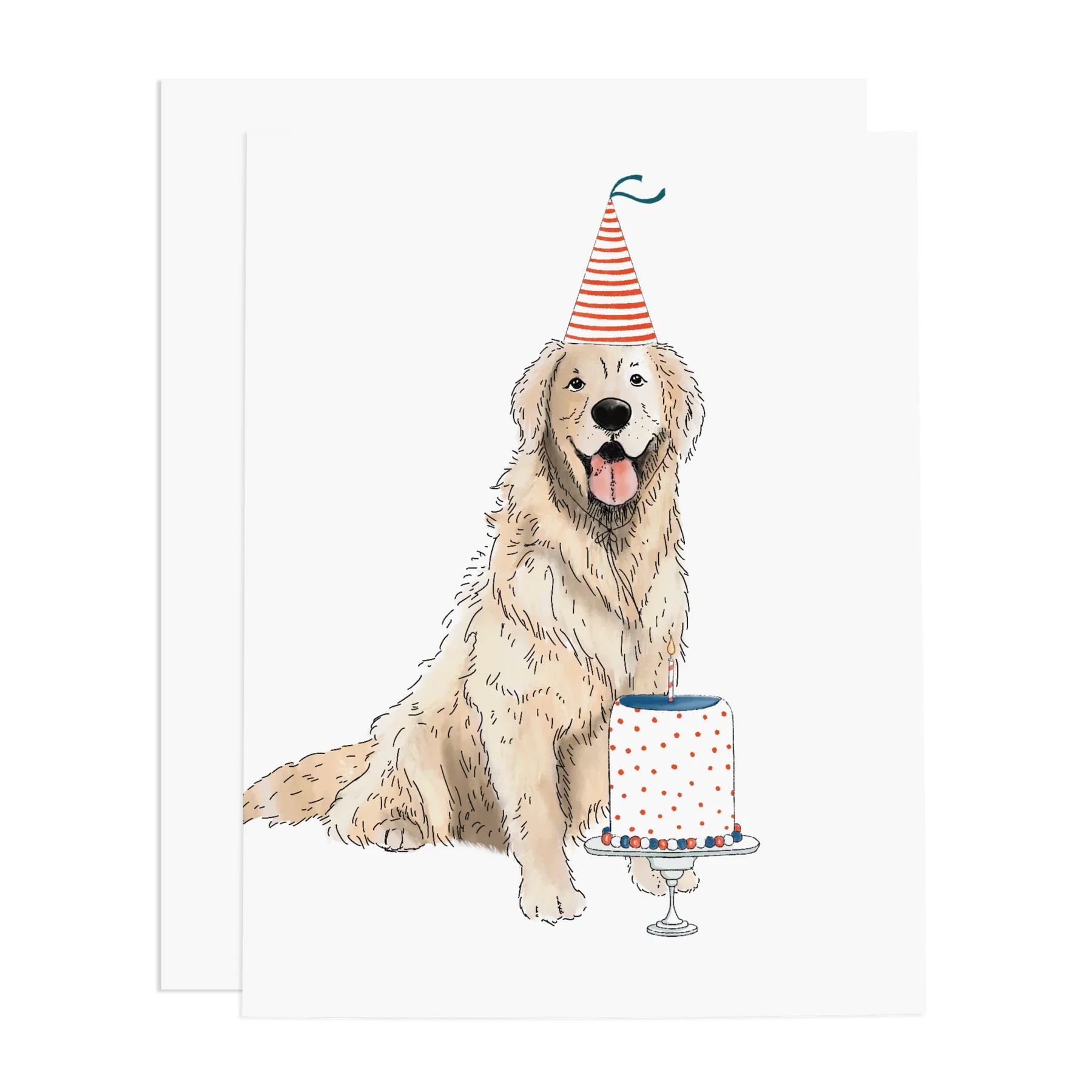 Golden Party Greeting Card