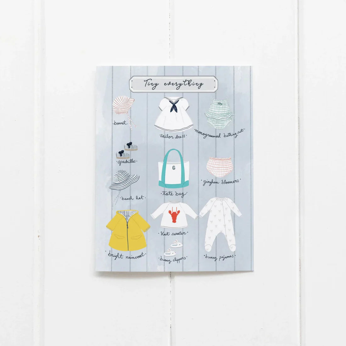 Tiny Everything Girl Greeting Card