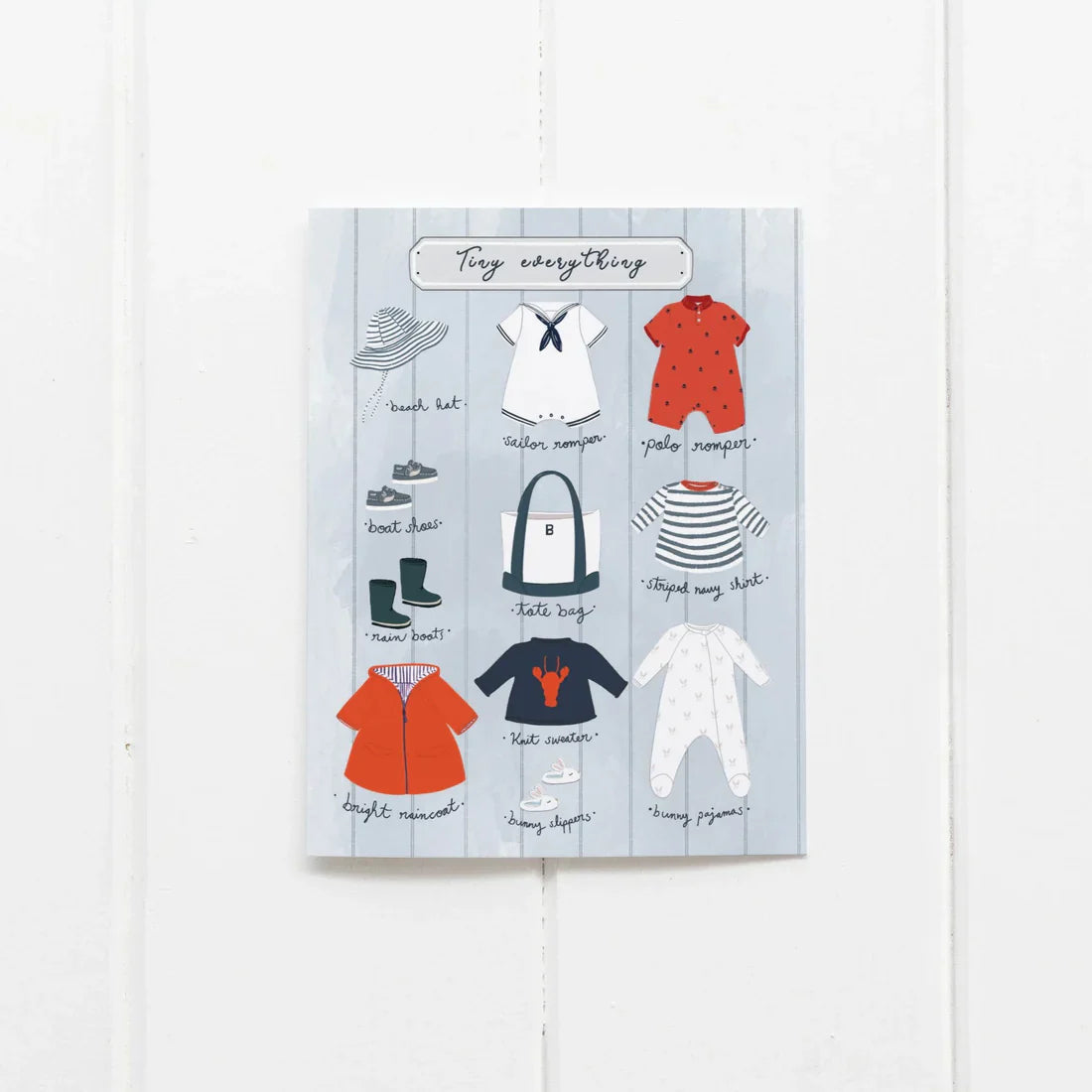Tiny Everything Boy Greeting Card