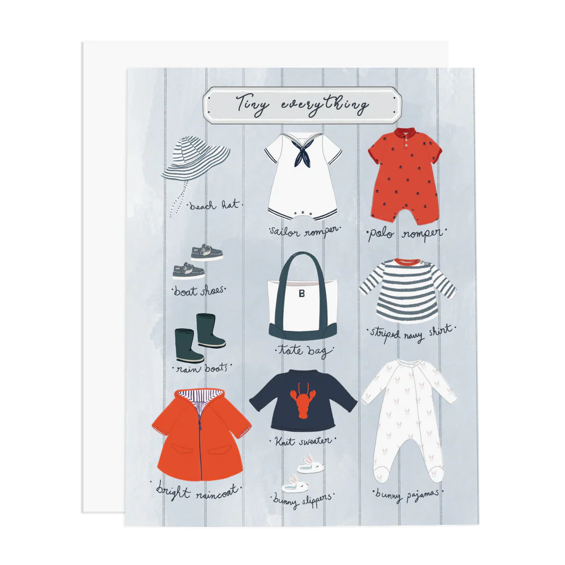 Tiny Everything Boy Greeting Card