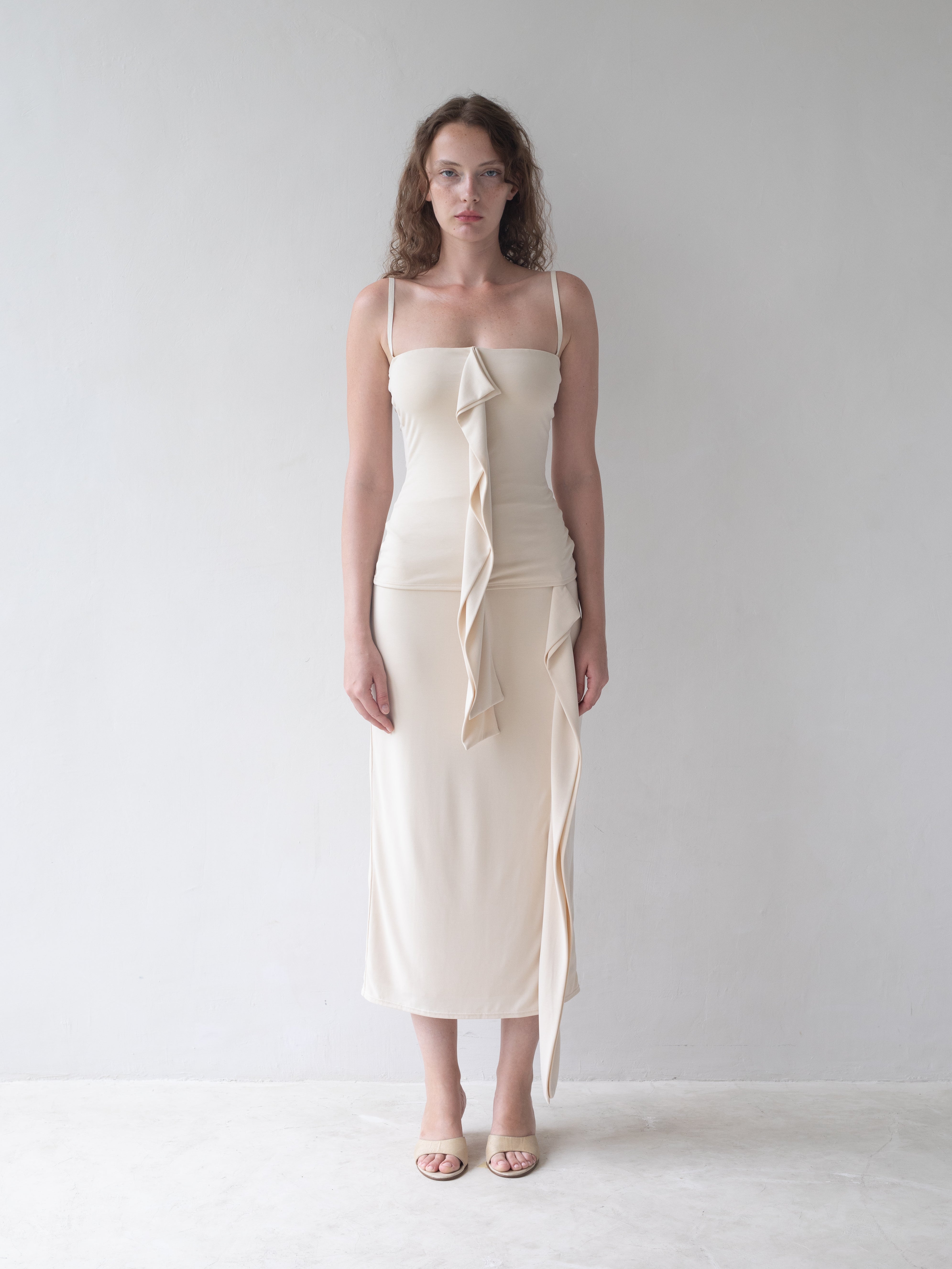 Cascade Skirt - Cream