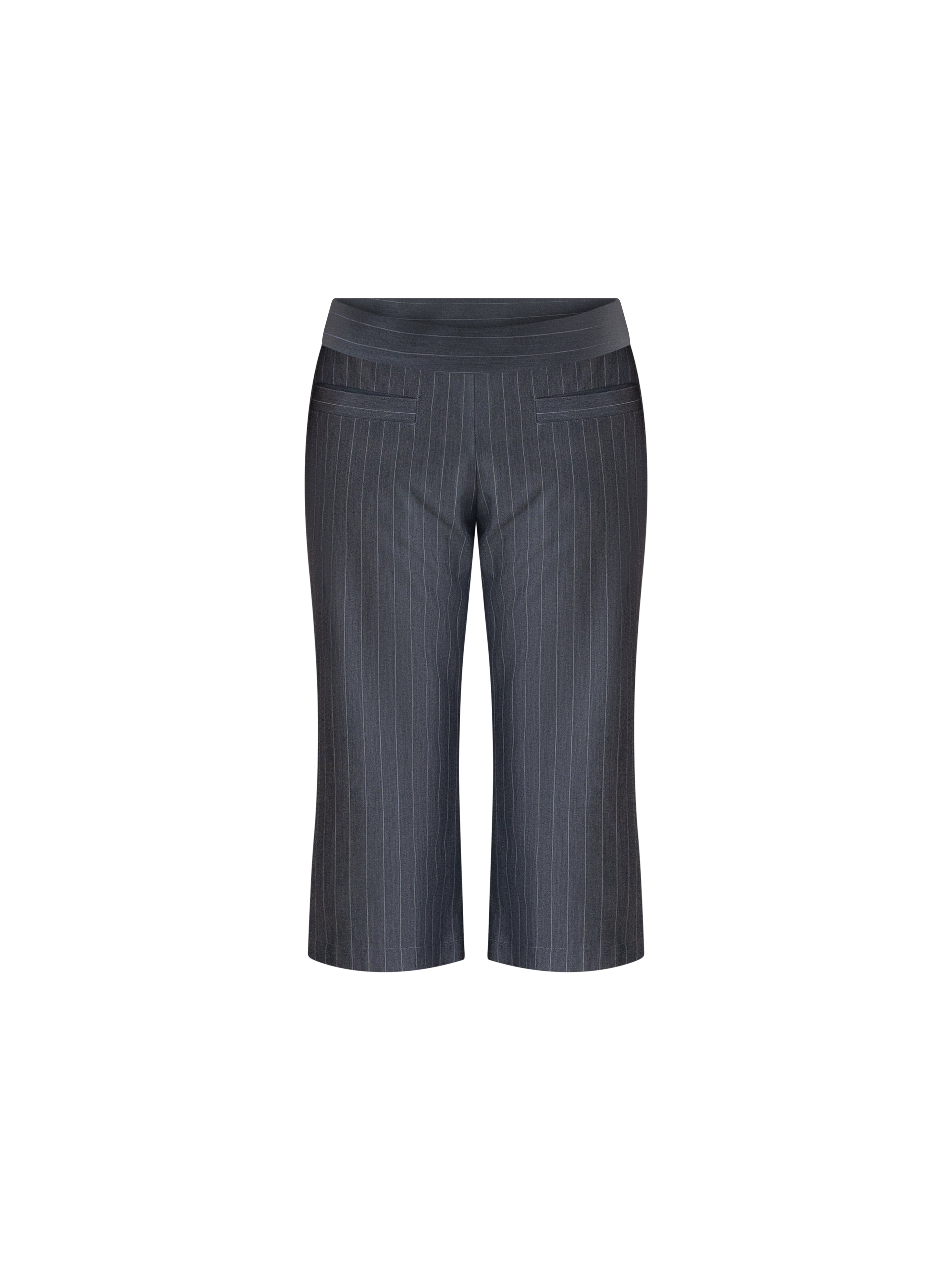 Miller Capri - Grey Pinstripe