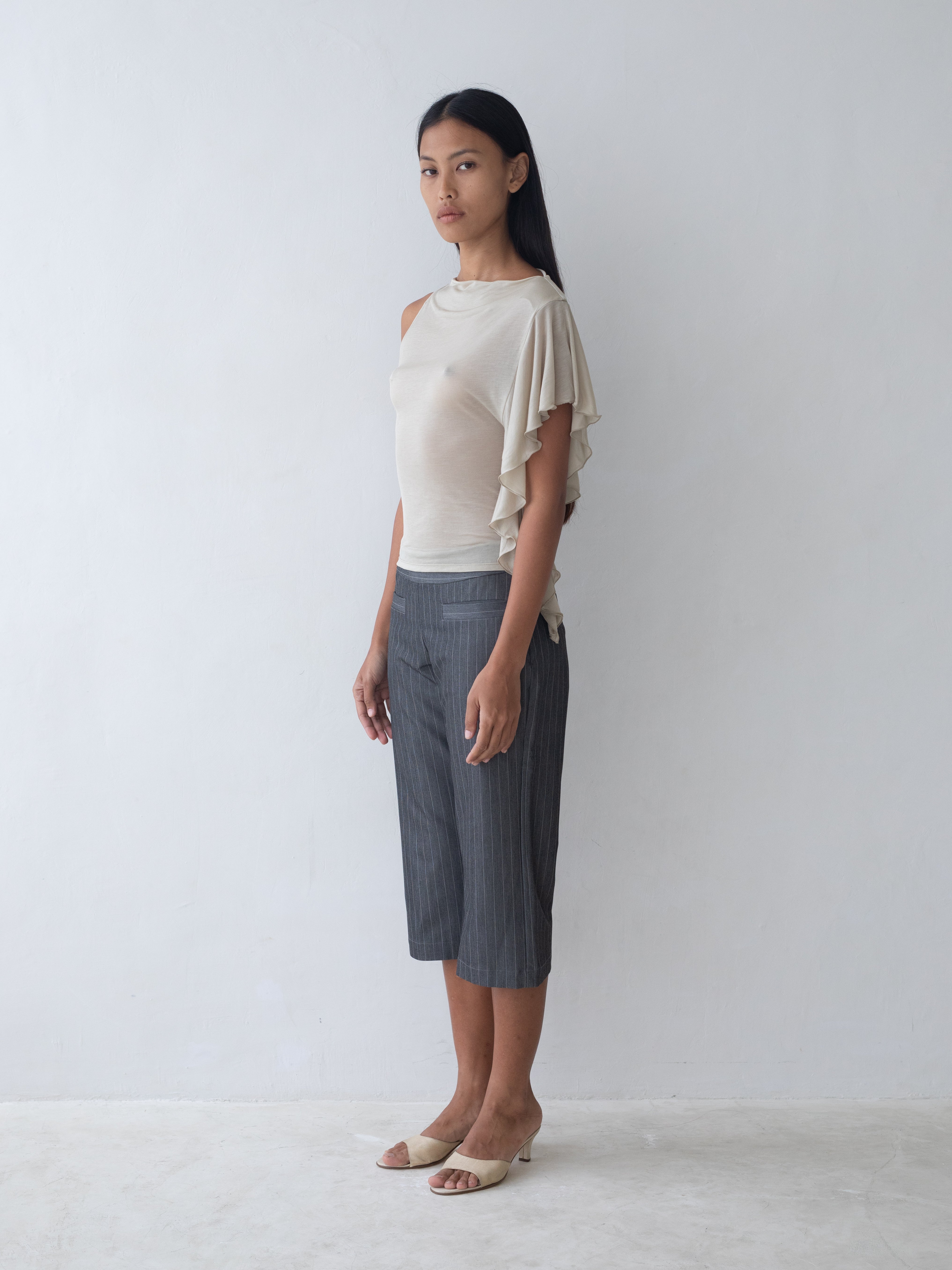 Zehra Top - Cream Sage