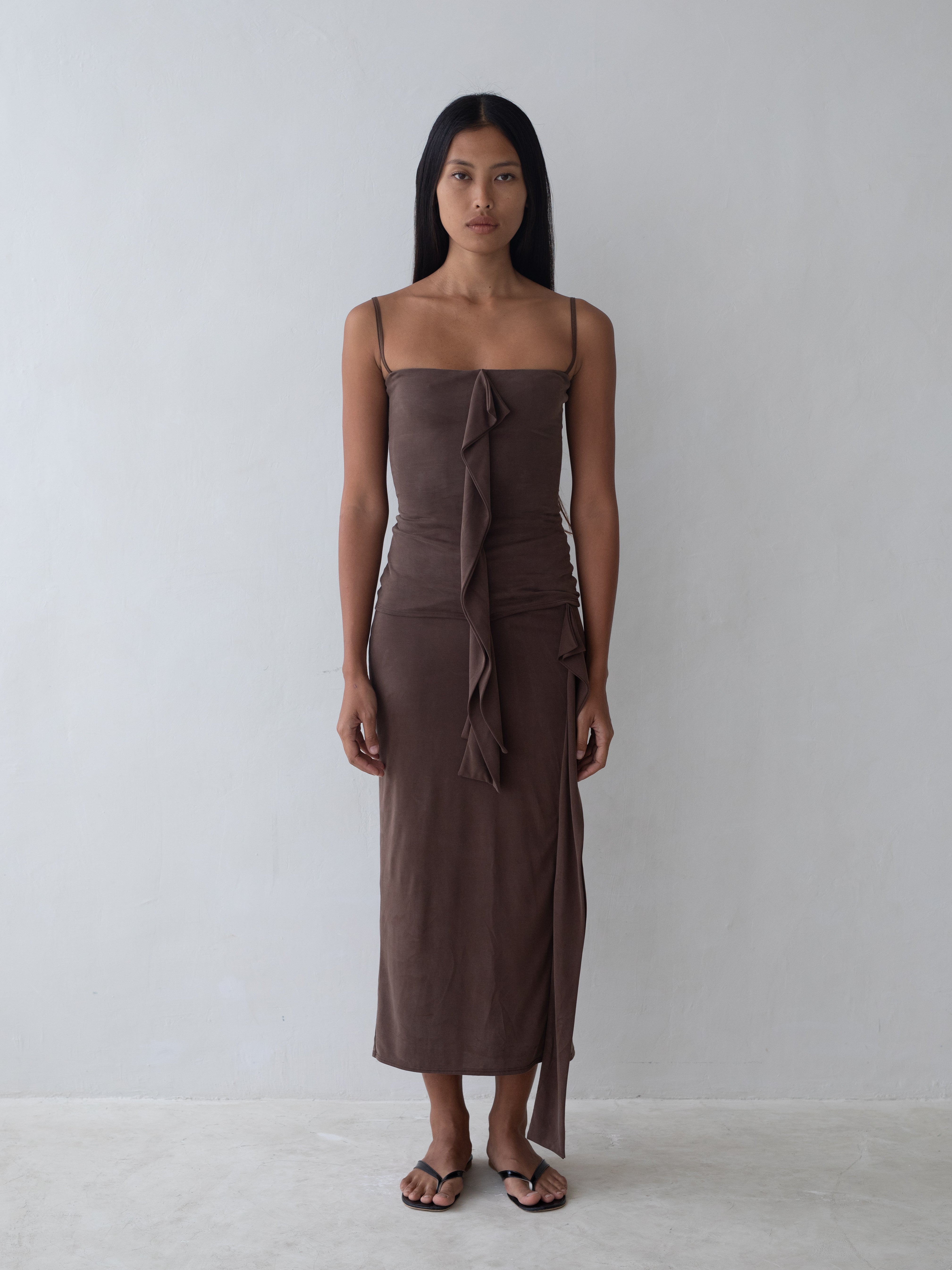 Cascade Top - Brown