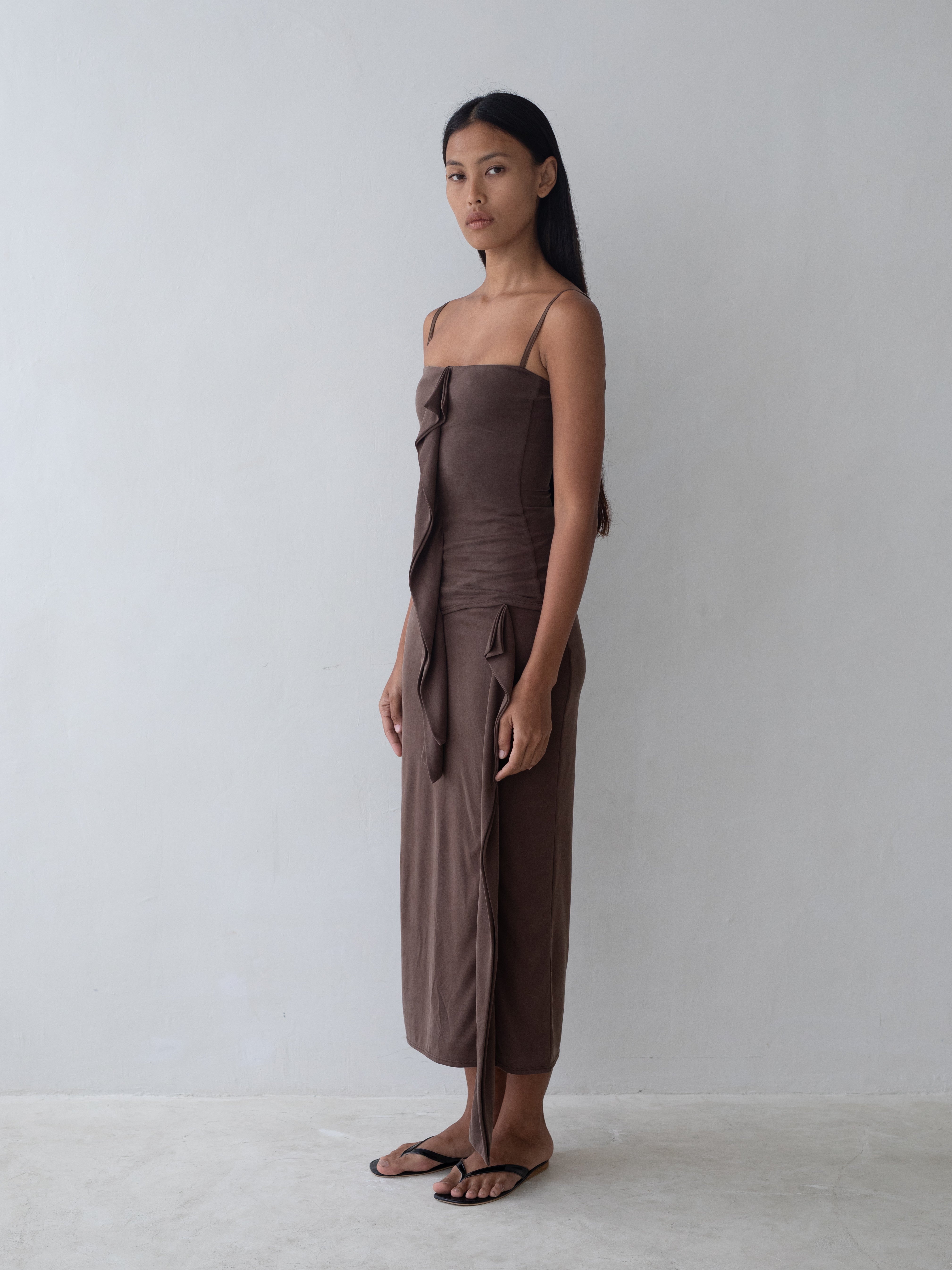 Cascade Top - Brown
