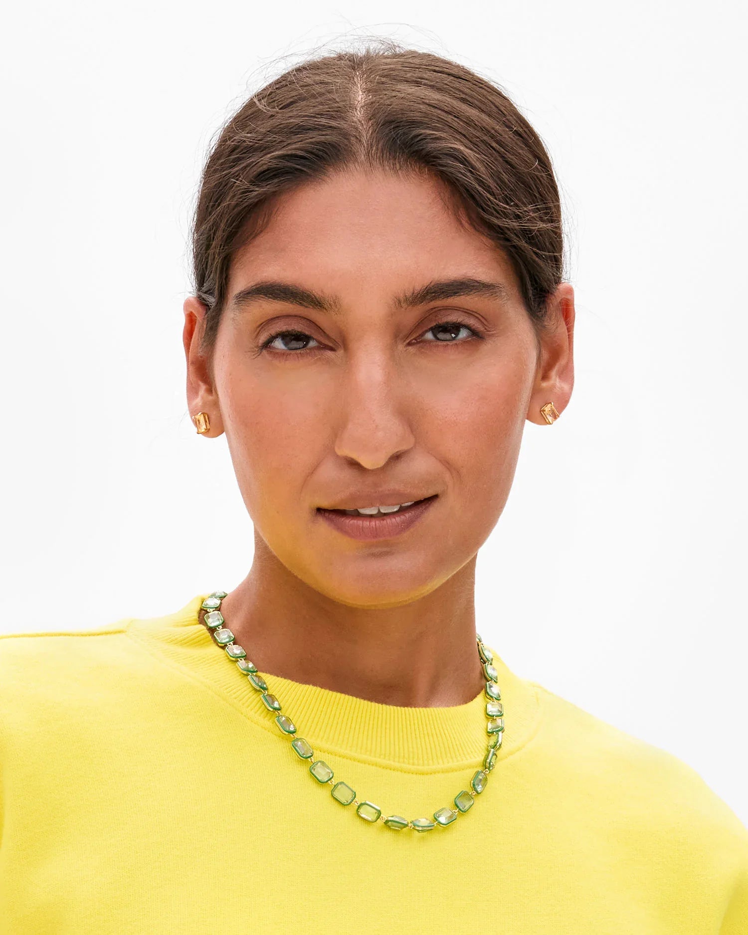 Bijoux Bead Necklace in Mint