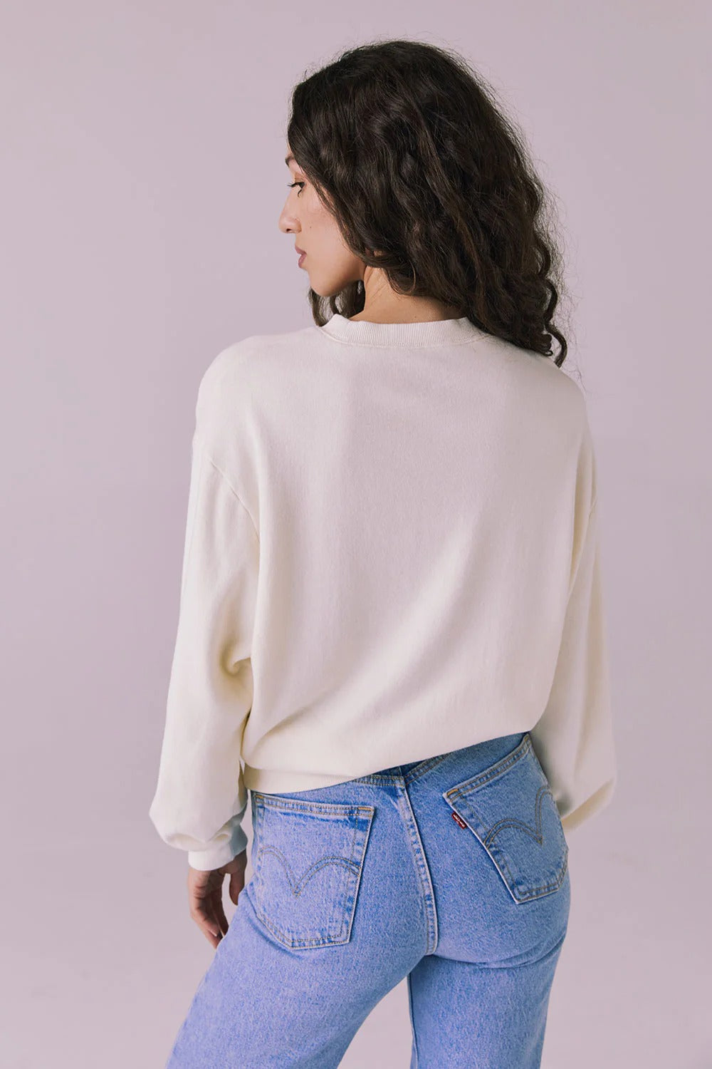 Montauk Sweatshirt in Starry White