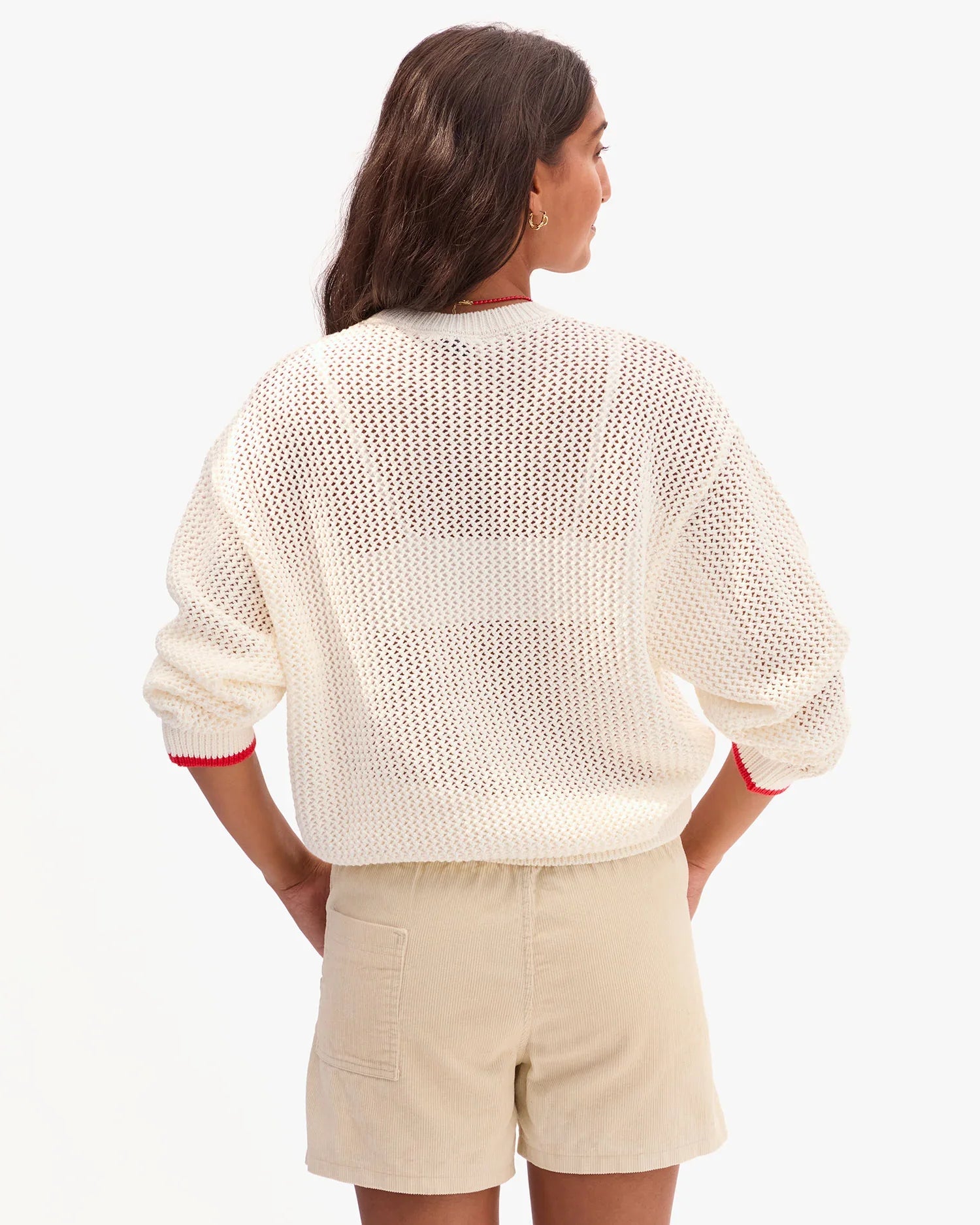 Corinne Pullover in Milk