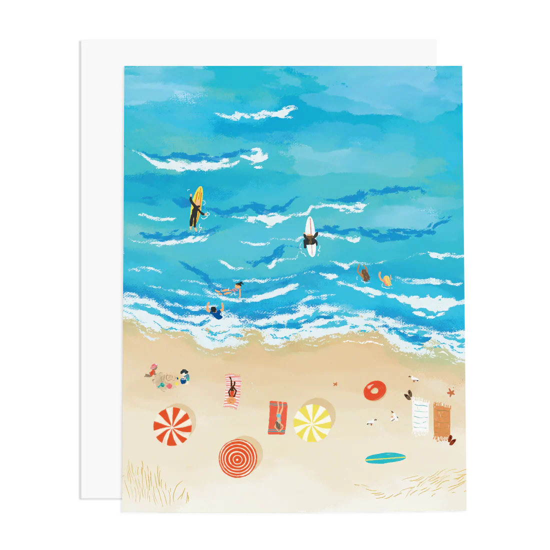 Beach People Greeting Card