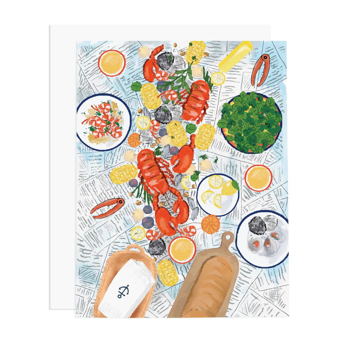 Lobster Bake Greeting Card