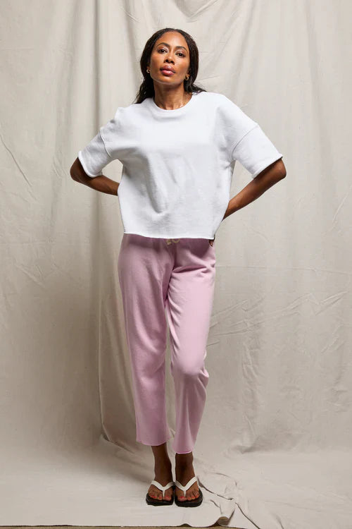 Jamaica Beach Fleece Pant in Sugar Pink