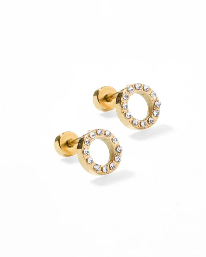 Lainey Gold Screwback Stud