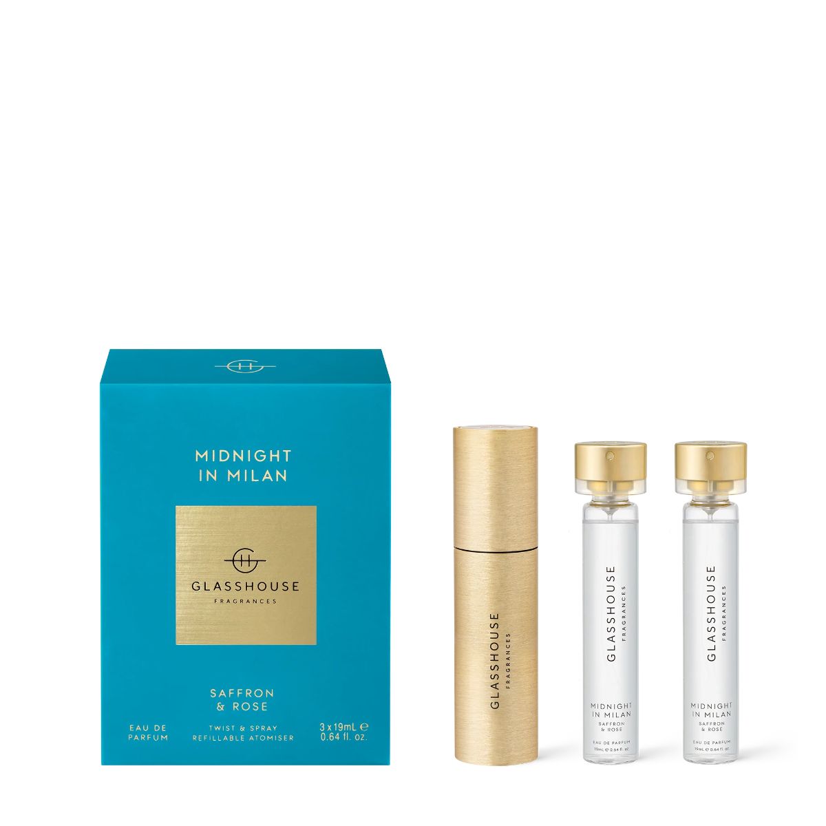 Midnight in Milan Twist & Spray Refillable Atomizer